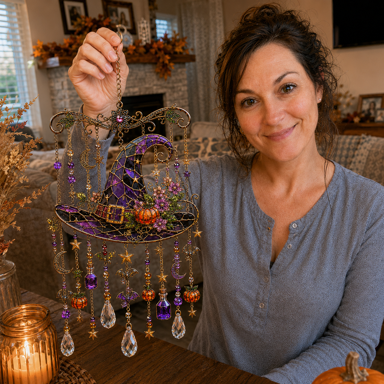 🔥🎃Halloween Suncatcher Wind Chime