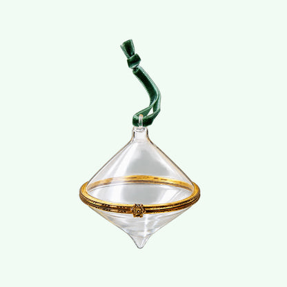 🎄 Vintage Transparent Christmas Tree Ornaments
