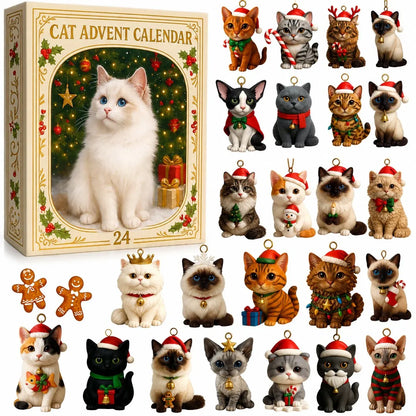 🐈Cat Advent Calendar 2026 – 24 Cat Pendants