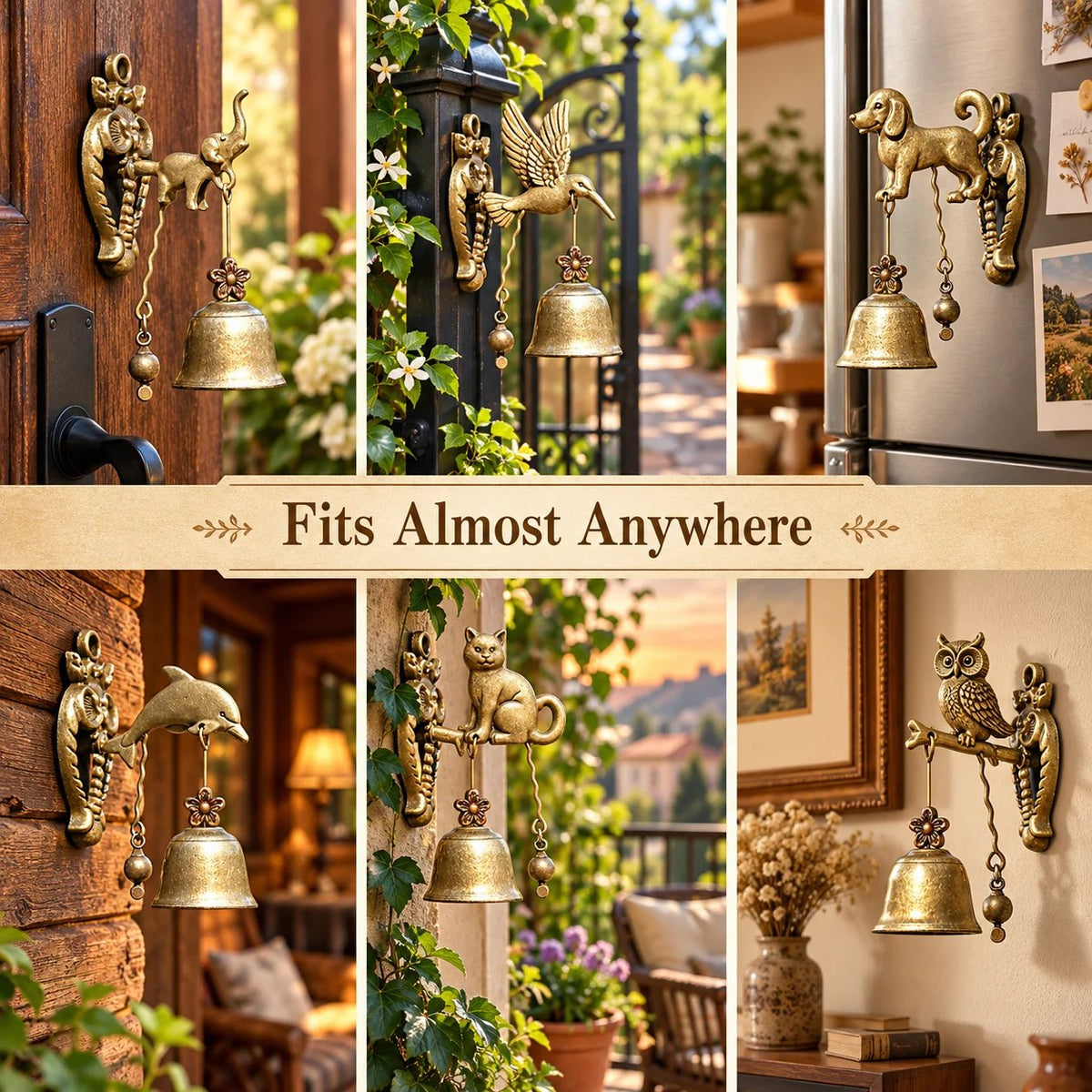 🔥HOT SALE 49% OFF - Vintage Animal Shaped Hanging Entry Chime | Front Porch & Farmhouse Wall Decor