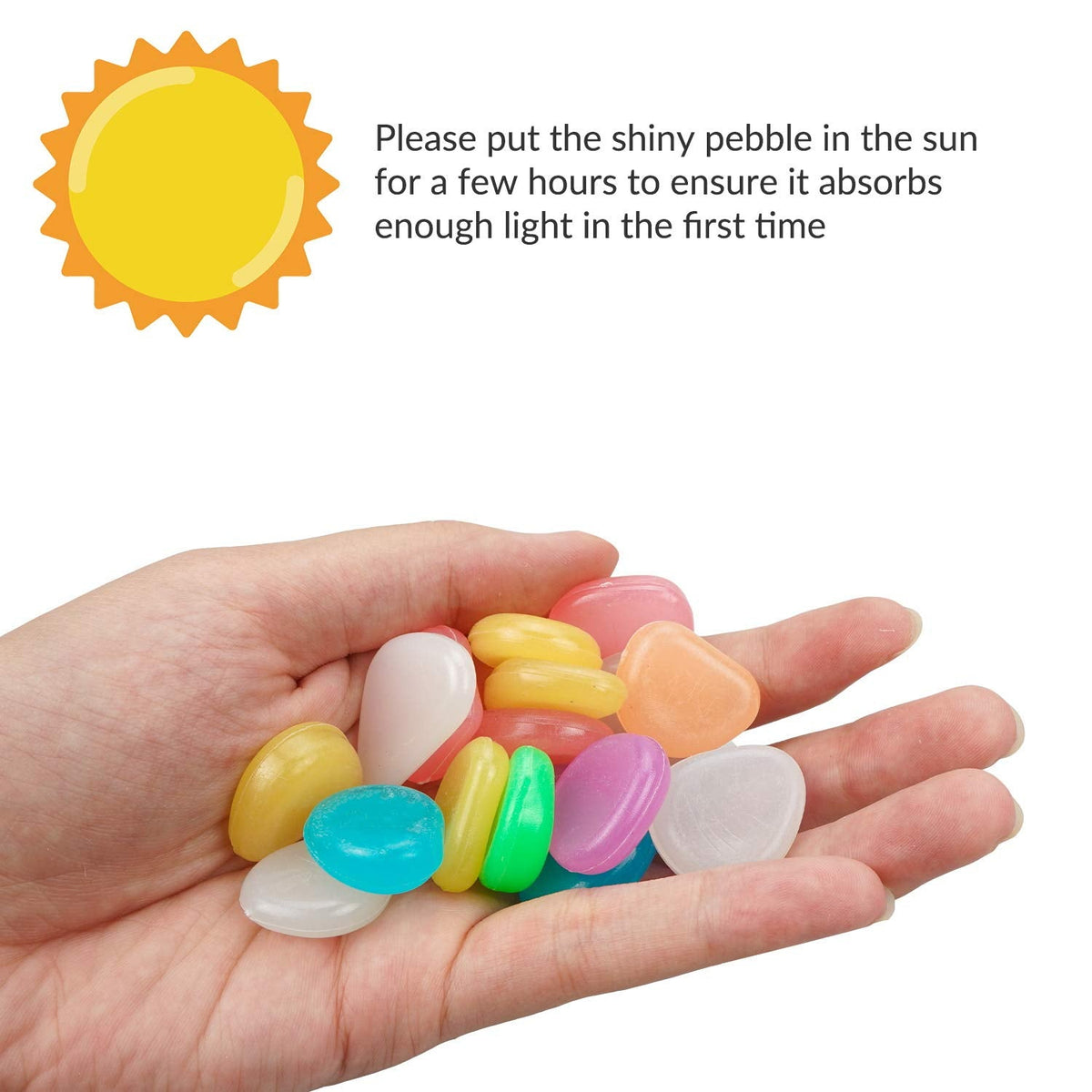 Luminous Stones – Mixed Color Glow