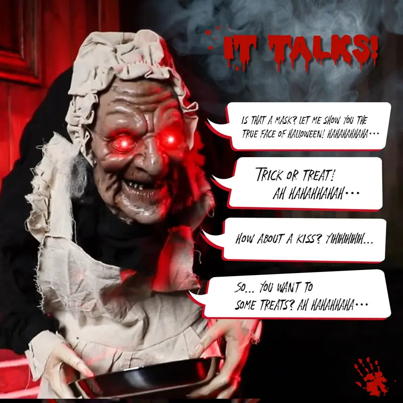 👻Bring Your Halloween to Life with This Terrifying Animated Horror Figure!
