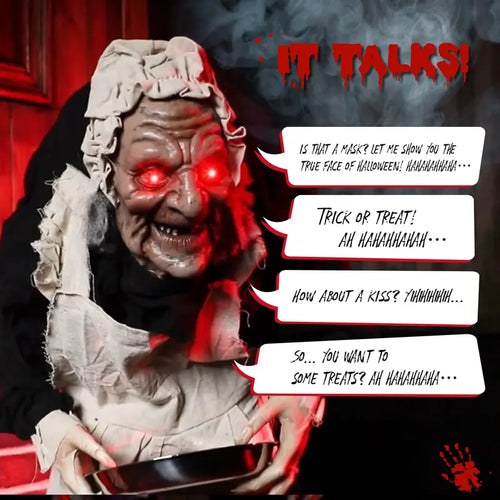 👻Bring Your Halloween to Life with This Terrifying Animated Horror Figure!