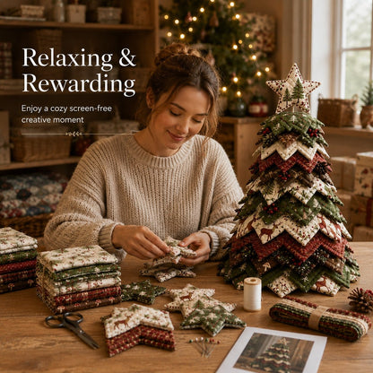 DIY Quilted Fabric Christmas Tree Kit