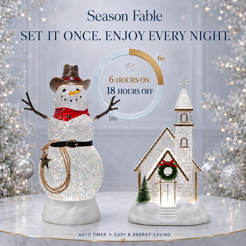 Christmas Lighted Lantern Decor