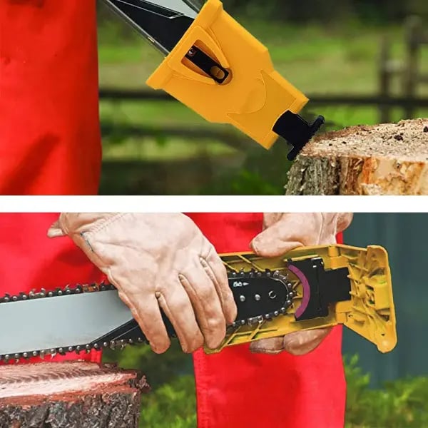 Universal Chainsaw Chain Sharpener Tool - Precision Sharpening for All 14"-20" Chainsaws 🪚