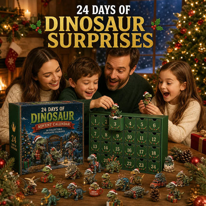 🦖 24 Days of Dinosaur Christmas Advent Calendar 2026 – 24 Collectible Dino Surprises