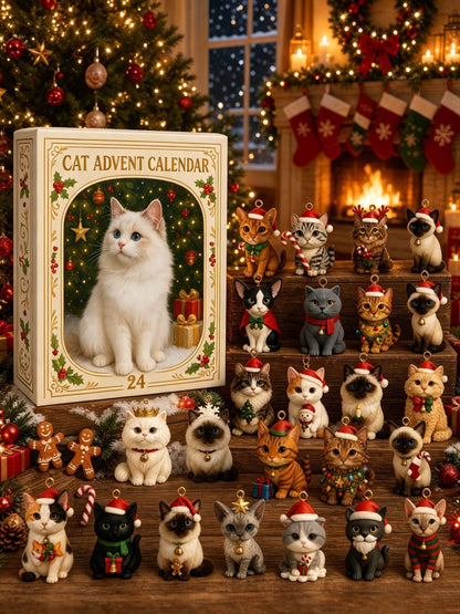🎄💥Advent Calendar 2026 Cat Advent Calendar - Giftfor Adults Friends CatOwners and Lovers Christmas Holiday Countdown Gift