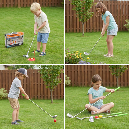 Kids Golf Set with Adjustable Clubs – Perfect for Backyard Play