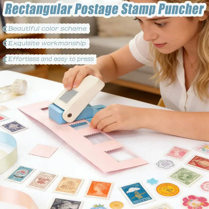 Rectangular Postage Stamp Paper Punch