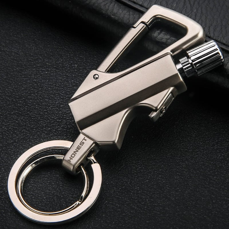 3-in-1  Match & Carabiner Keychain
