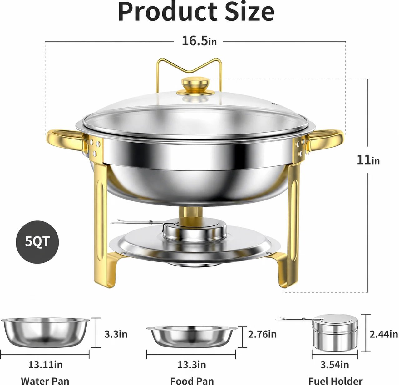 PrimeHostTM Chafing Set
