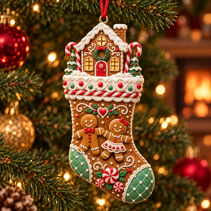 2026 Christmas Storybook Stocking Ornaments – 6-Piece Vintage  Holiday Collection