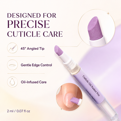 🔥Limited Time 49% OFF | Cuticle Remover Pen Set with Cuticle Oil, Portable Cuticle Softener for Home DIY & Professional Nail Salon Manicure