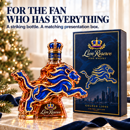 🦁 Lions Pride Collector’s Bottle 👑 Sculpted Lion Design & Gift Box