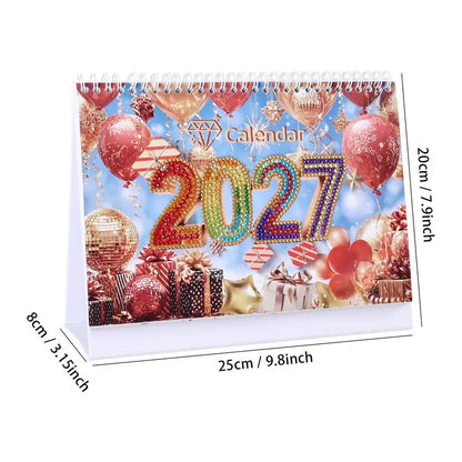 2027 Vintage Theme Diamond Calendar Set