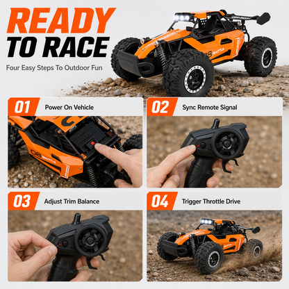 High-Speed RC Off-Road Car