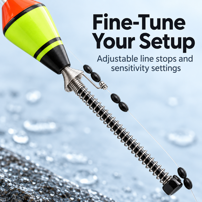 🎣Spring-Loaded Fishing Float with Adjustable Sensitivity