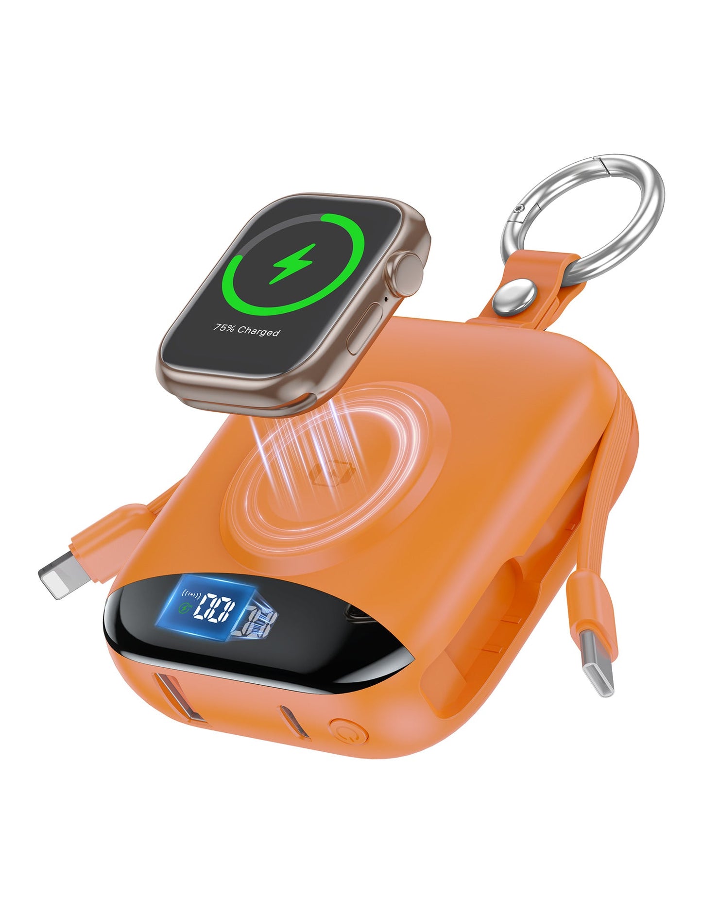 🔥 LAST DAY 50% OFF-🔋 3-in-1 Magnetic Power Bank 10000mAh – Portable Charger for iPhone, Apple Watch & AirPods