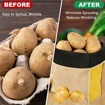 🔥Reusable Self Sealing Potato & Onion Storage Bags