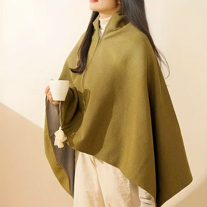 Wearable Heated Shawl 3 Heat Levels Portable Thermal Wrap