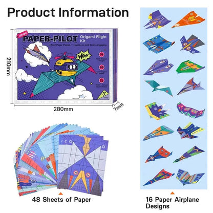 ⏰Creative DIY Paper Airplane Set For Kids