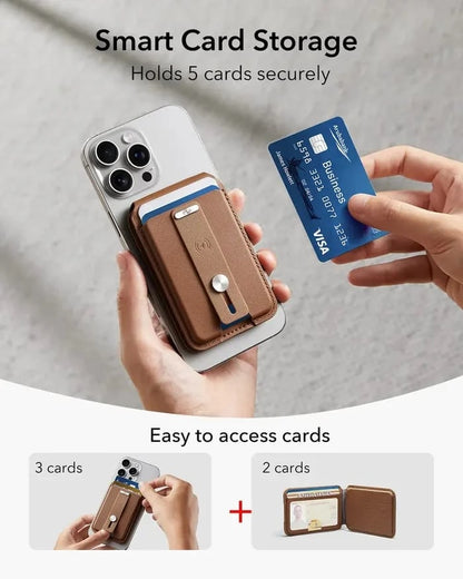 ESR Geo MagSafe Wallet with Find My Functionality 5 Card Holder RFID Blocking Magnetic