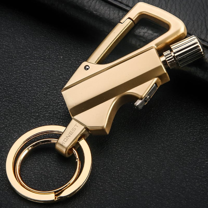 3-in-1  Match & Carabiner Keychain
