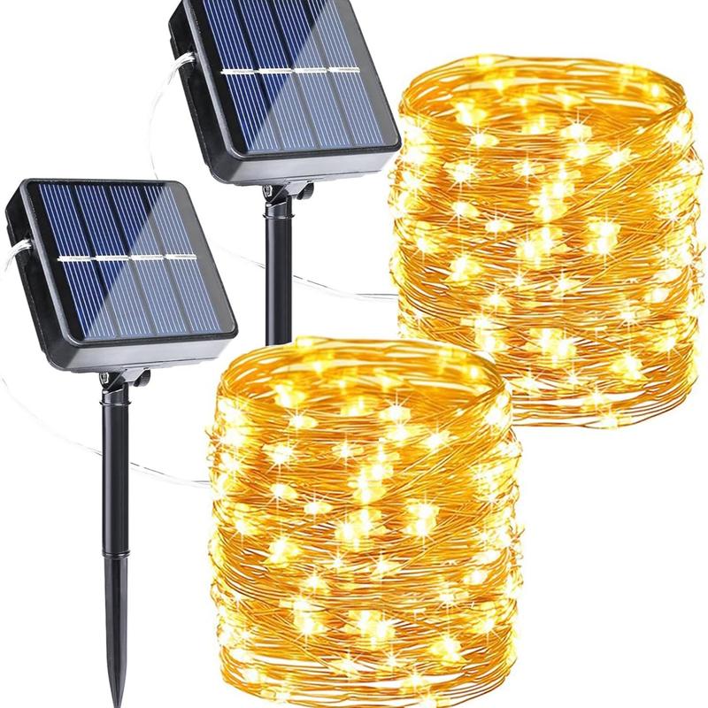🎁Christmas Sale 50% 🔥2-Pack Solar Outdoor String Lights