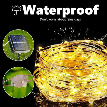 🎁Christmas Sale 50% 🔥2-Pack Solar Outdoor String Lights