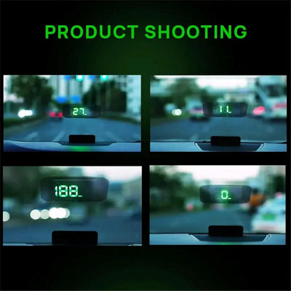 GPS Head-Up Display for Cars – Digital MPH Speedometer with HUD Projection
