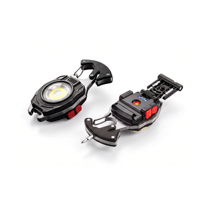 💡 8-in-1 Multifunctional Keychain Flashlight 🔦🌈