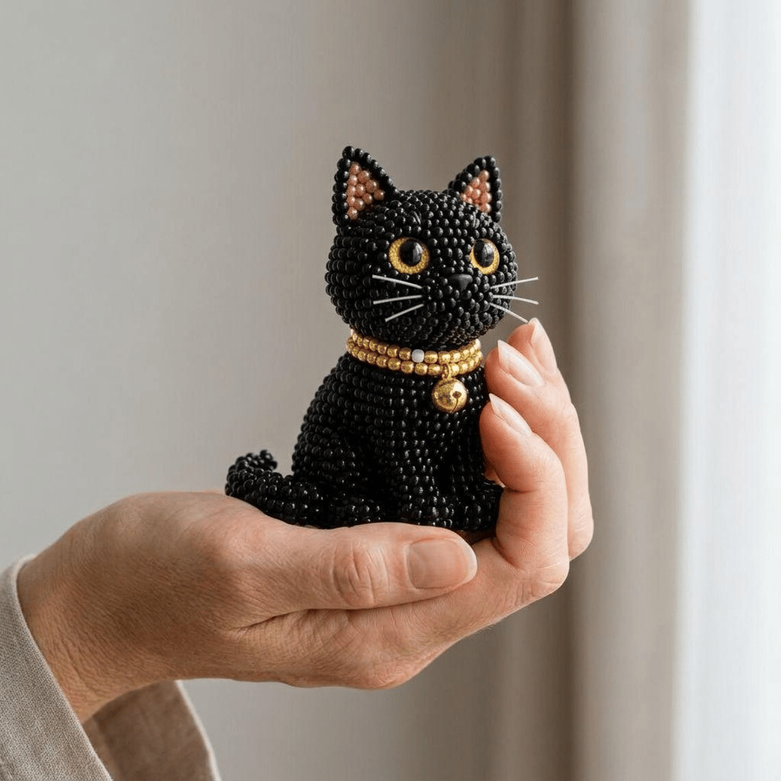🐱 Create 4 Adorable Beaded Cats Yourself