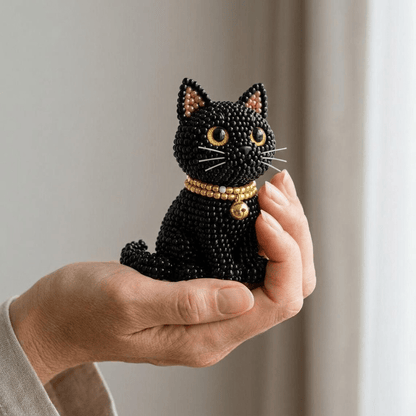 🐱 Create 4 Adorable Beaded Cats Yourself