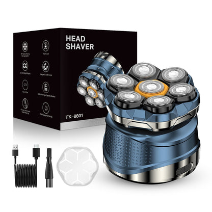 Free Shipping🔥 7D Electric Head Shaver for Men | Wet & Dry Rotary Razor