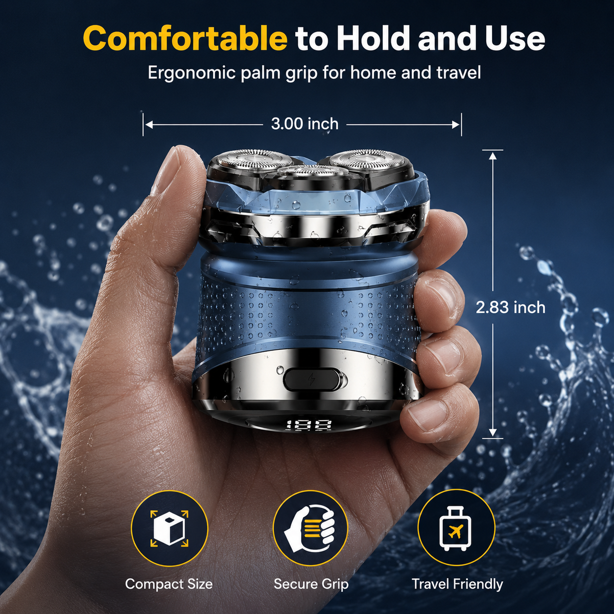 Free Shipping🔥 7D Electric Head Shaver for Men | Wet & Dry Rotary Razor
