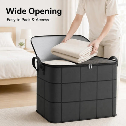 💥49% OFF Factory Clearance –📦Foldable Storage Tote – Waterproof, Dustproof, Big & Portable 🌟