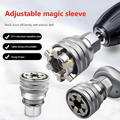 🔧Multi-Function Universal Socket Wrench Tool - Universal Maintenance Tool