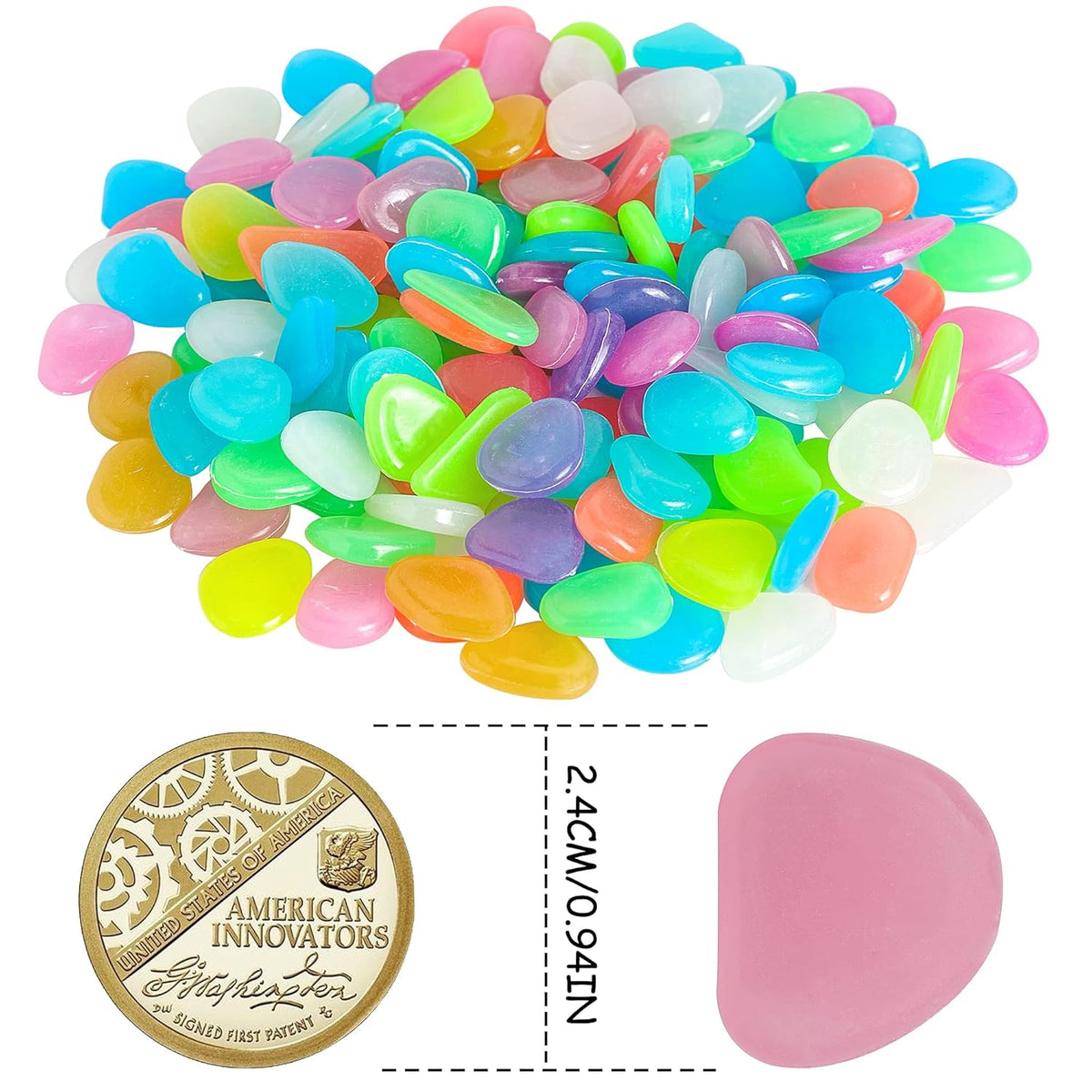 Luminous Stones – Mixed Color Glow