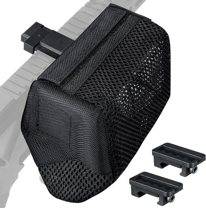 Quick-Release Heat Resistant Tactical Brass Catcher – Premium Shell Mesh Collector with Dual Picatinny Rail Mounts