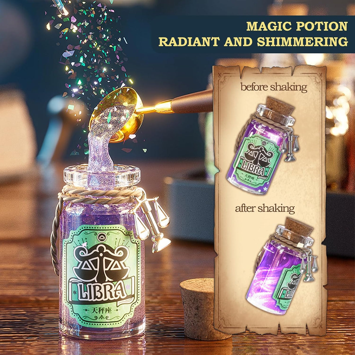 Magic Potion Making Kit for Kids – Light-Up Mist Cauldron & 16 Potion Bottles