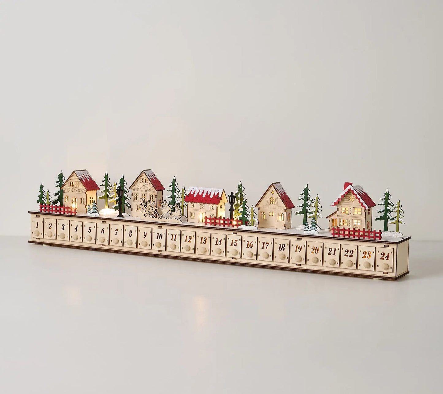 🎄 Light-Up Christmas Village Advent Calendar