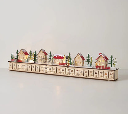 🎄 Light-Up Christmas Village Advent Calendar