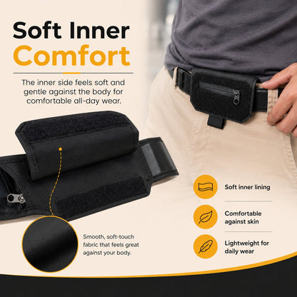 💼✨Slim Belt Wallet — Ultra-Slim Hidden Carry System for Everyday Essentials🛫