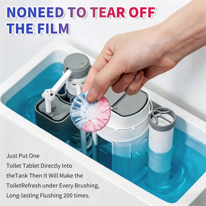 🚽✨ Dual-Color Toilet Cleaning Agent 🌊💙