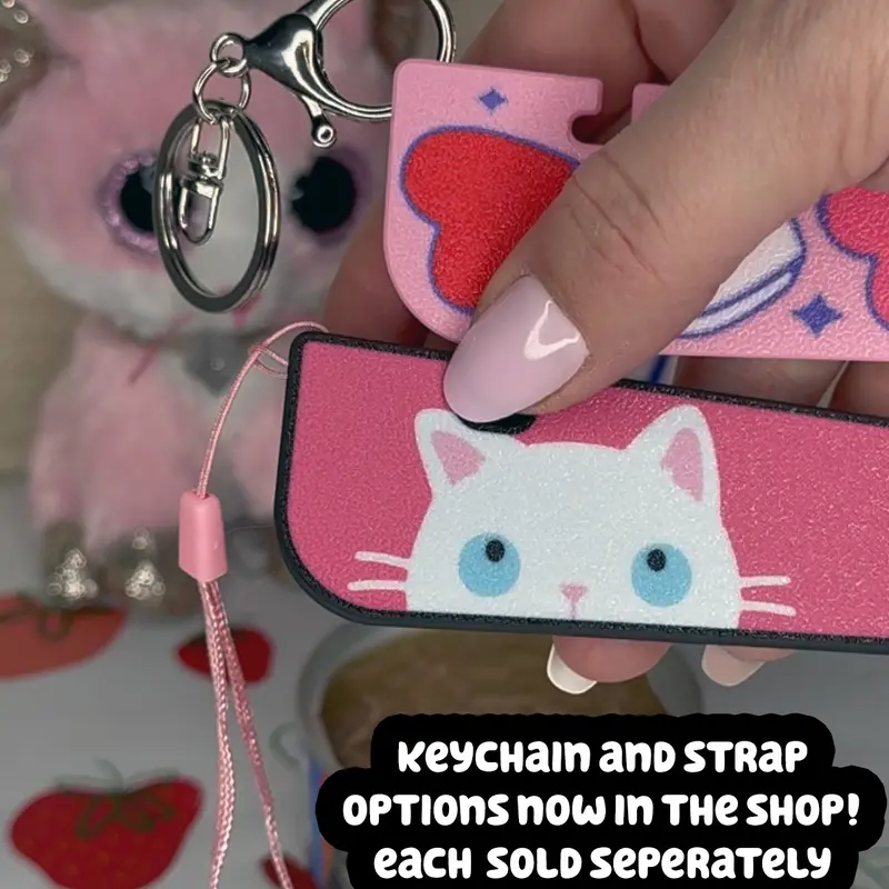 Food can tab opener magnet keychain