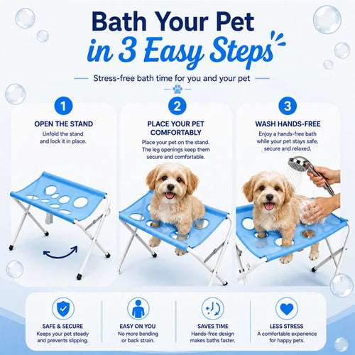 Pet Bath & Grooming Stand