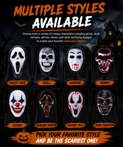 Halloween Skull Ghost Mask