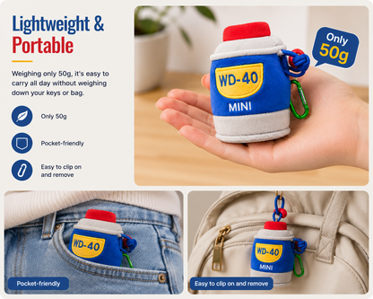 [Men's Perfume] WD40 Lubricating Oil Plush Pendant