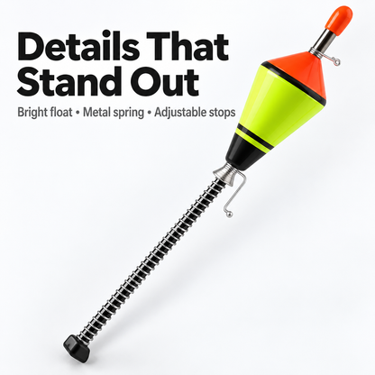 🎣Spring-Loaded Fishing Float with Adjustable Sensitivity